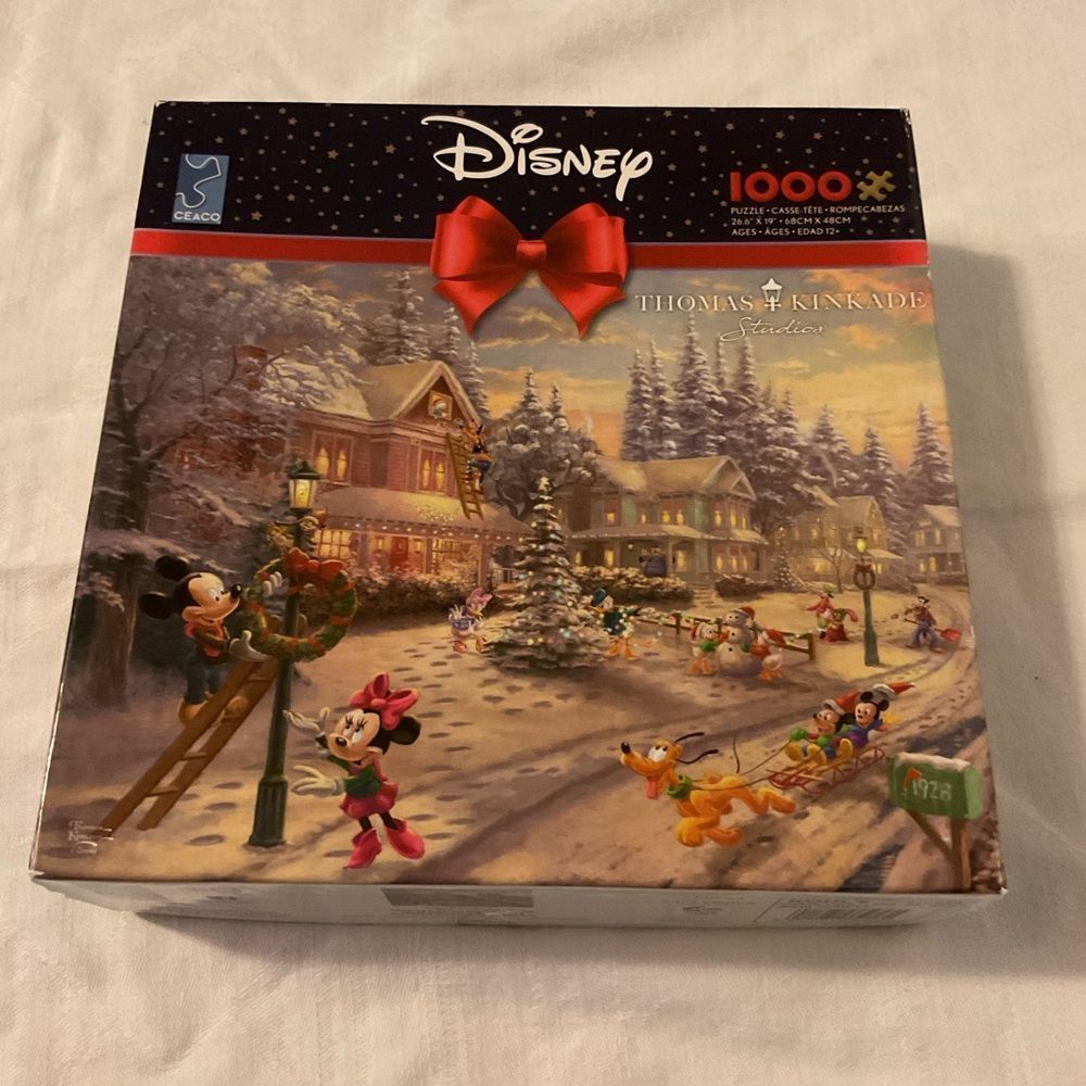 Disney Holiday Magic and Classic Christmas Puzzle Lot of 2